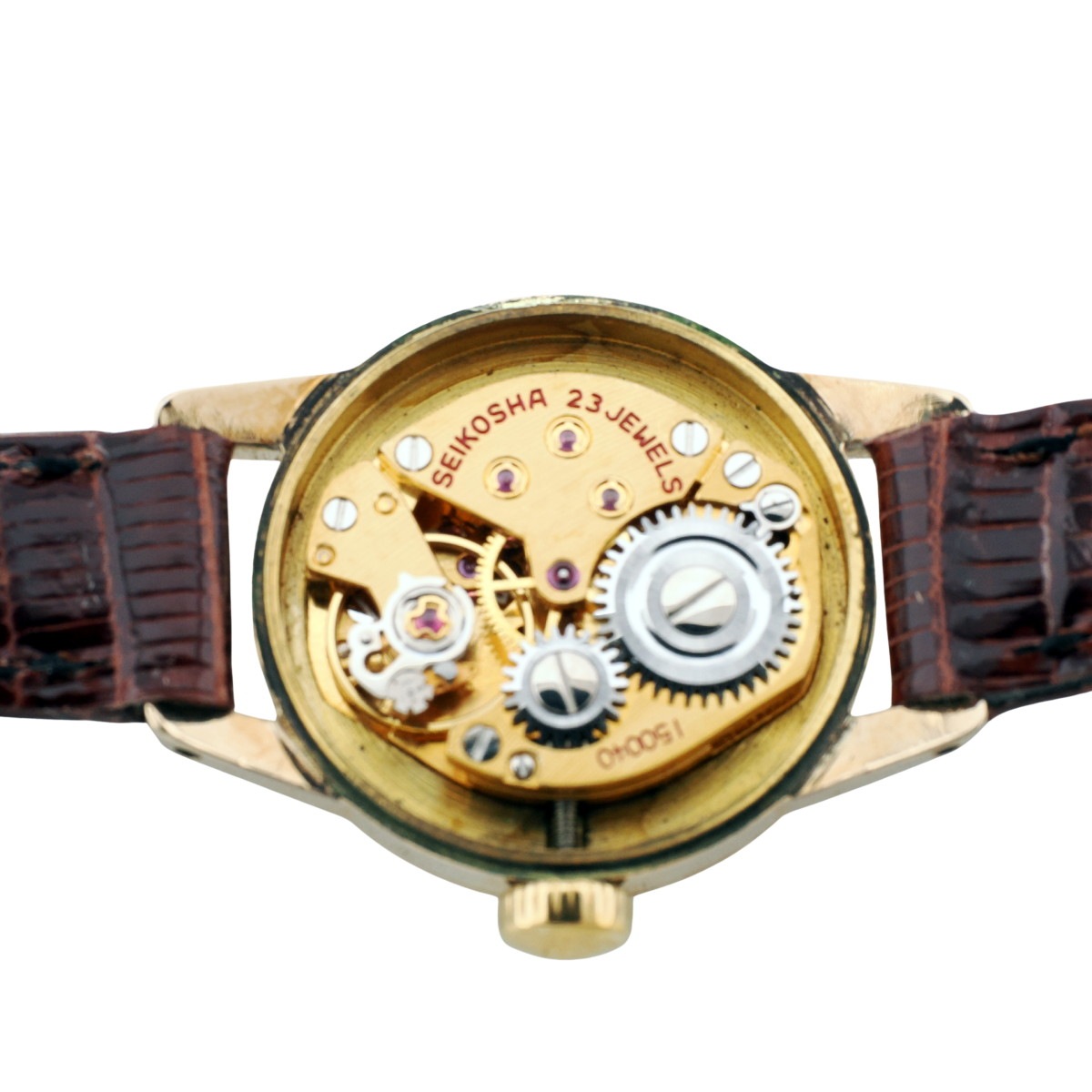 クイーンセイコー Ref.30001 14K金張り AD文字盤 23石 OH済 1963年製(昭和38年)