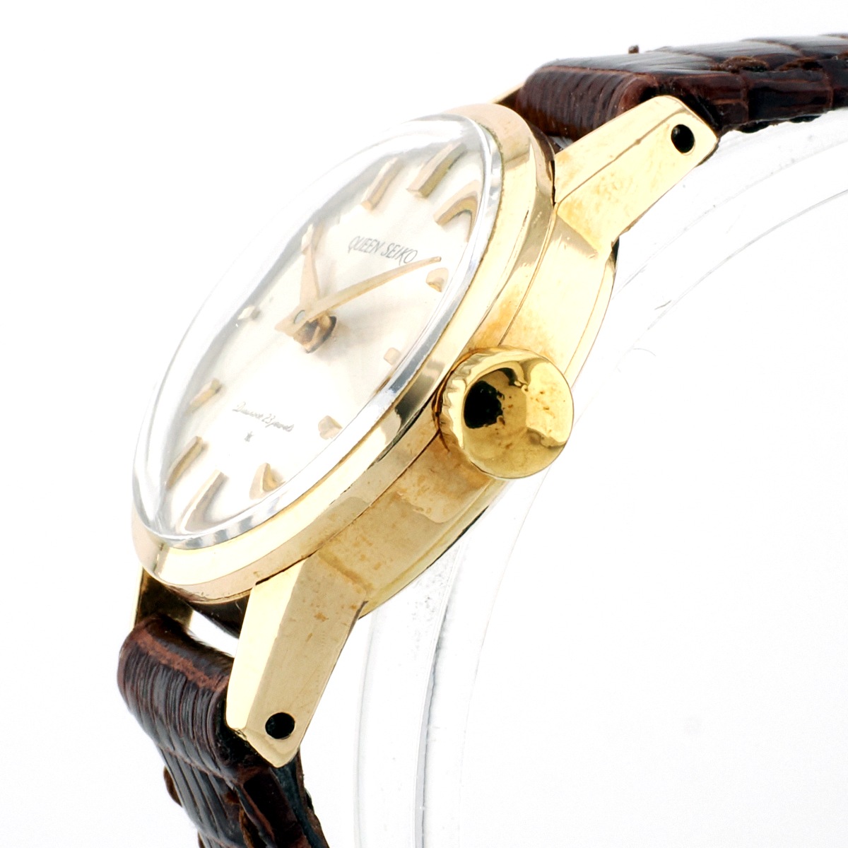 クイーンセイコー Ref.30001 14K金張り AD文字盤 23石 OH済 1963年製(昭和38年)