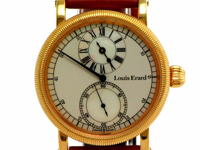 専用　ルイ・エラール レギュレーター 手巻き時計 ゴールド ルイ・エラール】モミの木モチーフの針が個性的なレギュレーター