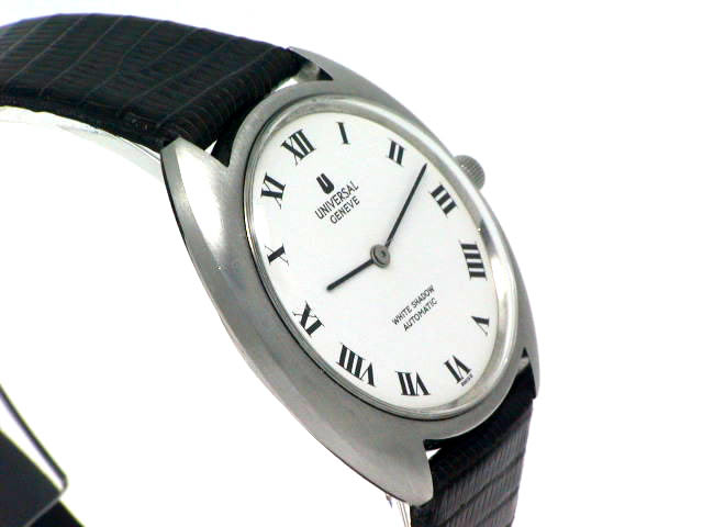 ユニバーサル ホワイトシャドー 自動巻 OH済 1970年代