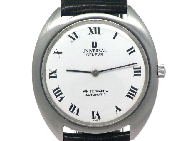 ユニバーサル ホワイトシャドー 自動巻 OH済 1970年代