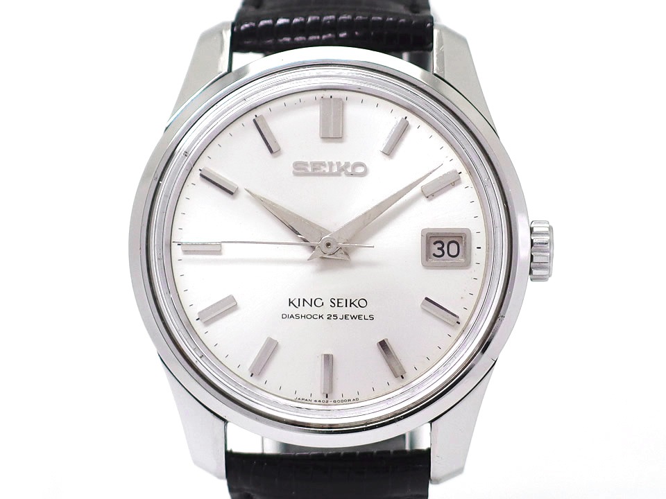 キングセイコー 4402-8000 前期型 盾メダリオン 手巻 OH済 昭和40年製 Seiko