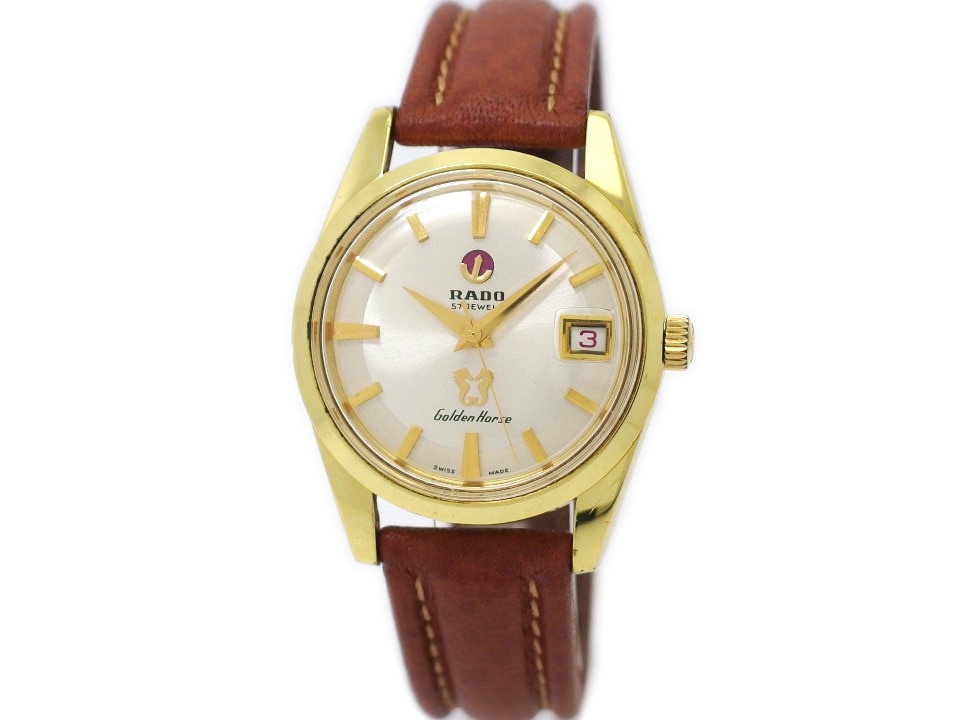 ラドー ゴールデンホース 57石 Ref.11674 金メッキ Cal.AS1789