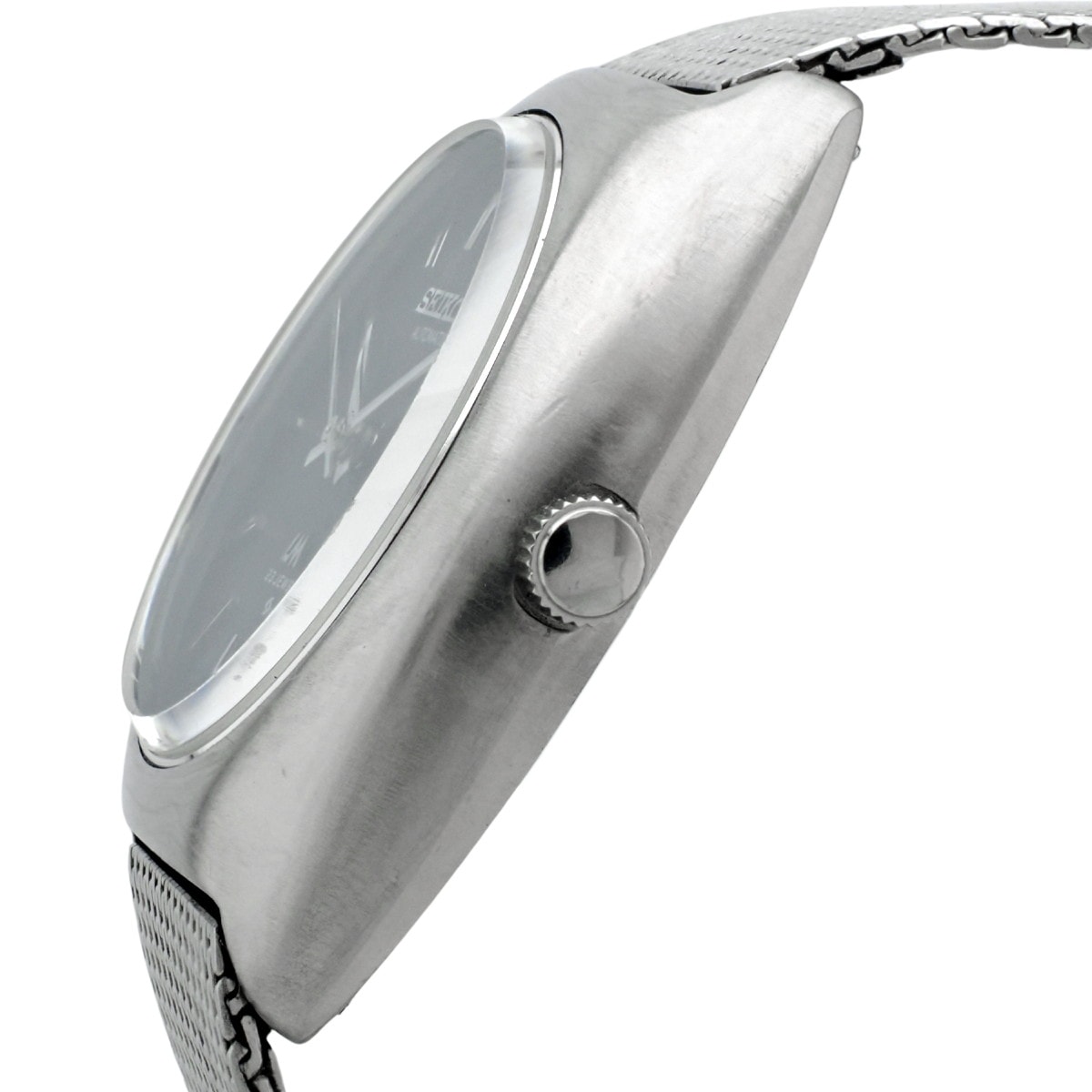 セイコー ロードマチック 5606-6000 スクリューバック 紺色文字盤 自動巻 OH済 昭和46年/1971年製