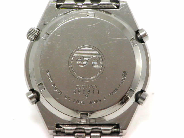 セイコー クロノグラフ クオーツ 7A28-7100 1983年製