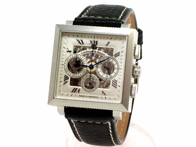 シャウボークウォッチ リンドバーグ&ベンソン スクエアマティック 3D クロノグラフ 新品 Schaumburg Watch Lindburgh & Benson Squarematic