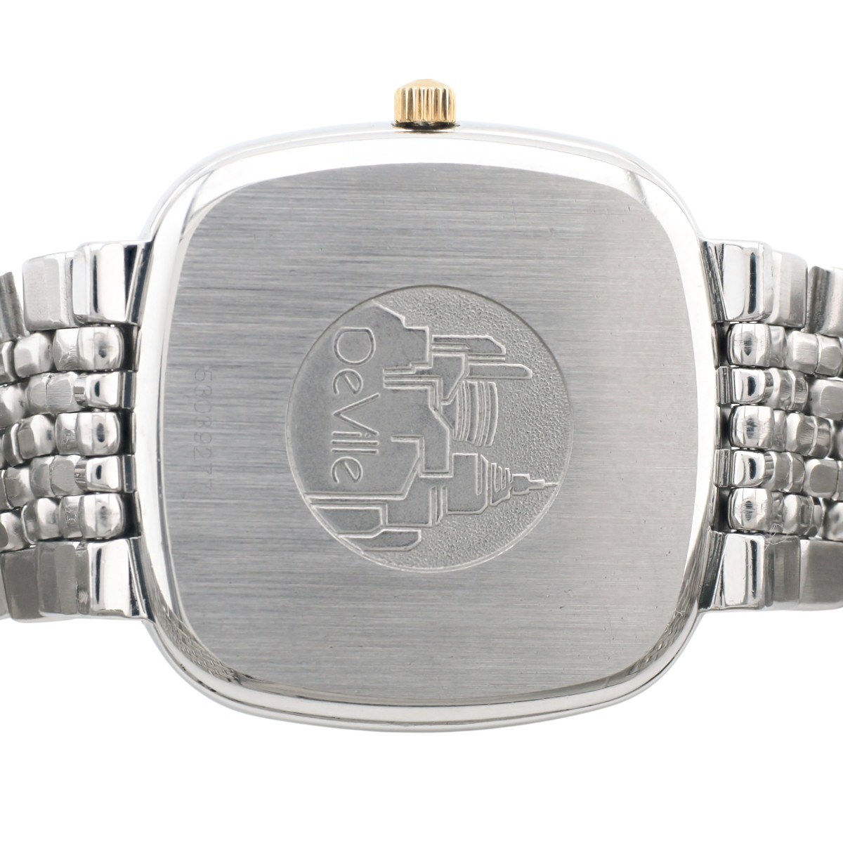 オメガ デヴィル スクエア メンズ Ref.396.1017 ETA 255.411 クオーツ