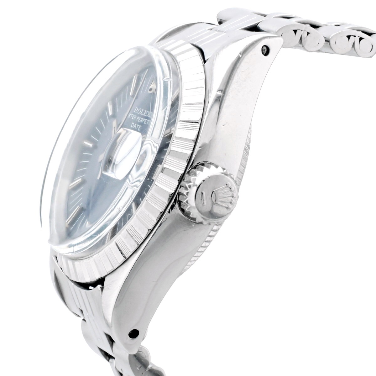 ロレックス オイスターパーペチュアルデイト Ref.6924 レディース フルーテッドベゼル Cal.2030 自動巻 OH済 1972年製 Rolex