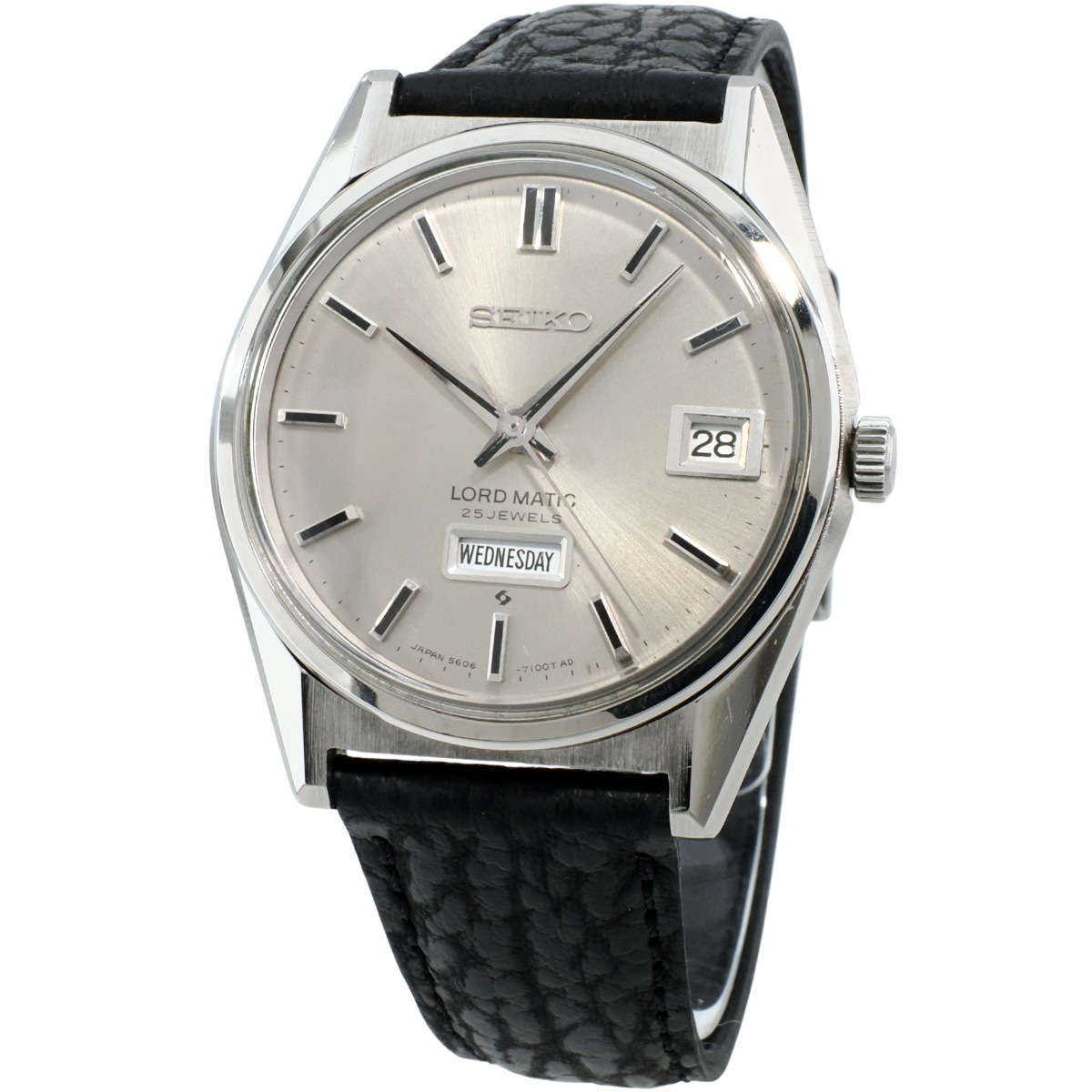 セイコー ロードマチック 5606-7020 初期 LMロゴなし 曜日フルスペル 自動巻 OH済 1968年製（昭和43年）
