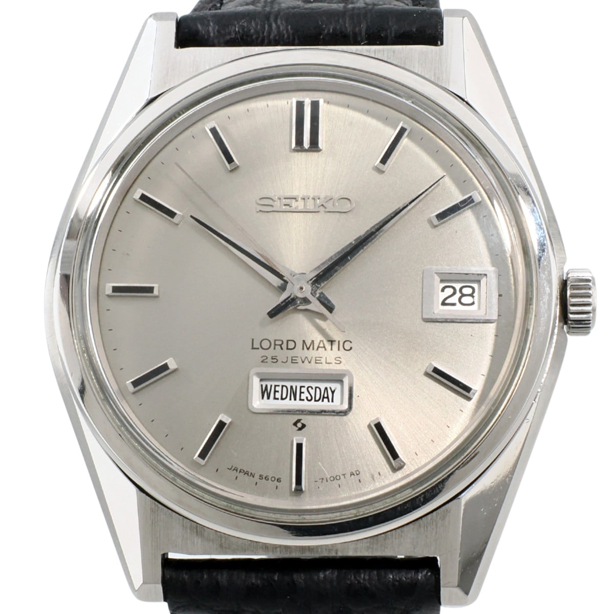 セイコー ロードマチック 5606-7020 初期 LMロゴなし 曜日フルスペル 自動巻 OH済 1968年製（昭和43年）