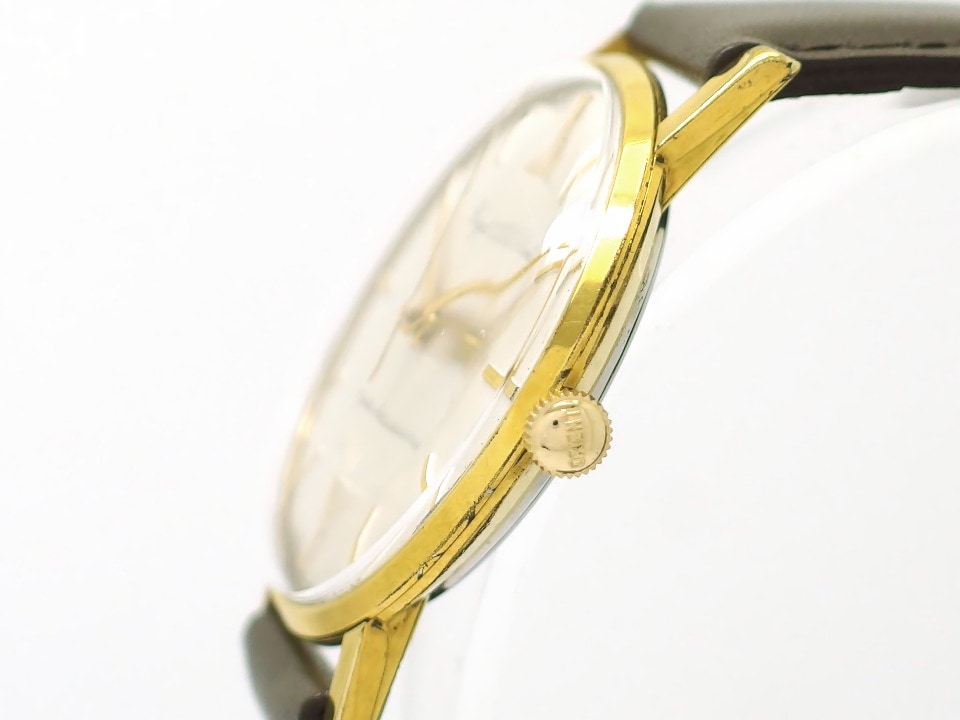 ロイヤルオリエント D114534 金メッキケース/ステンレス裏蓋 手巻 OH済 1960年代