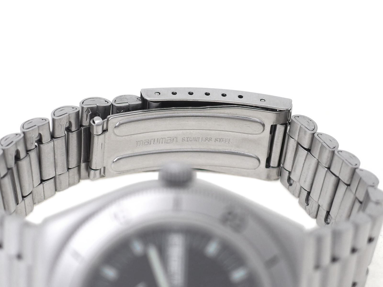 チュチマ パシフィック 100M 670 ステンレスケース 社外ブレス Cal.2836-2 自動巻 OH済 USED