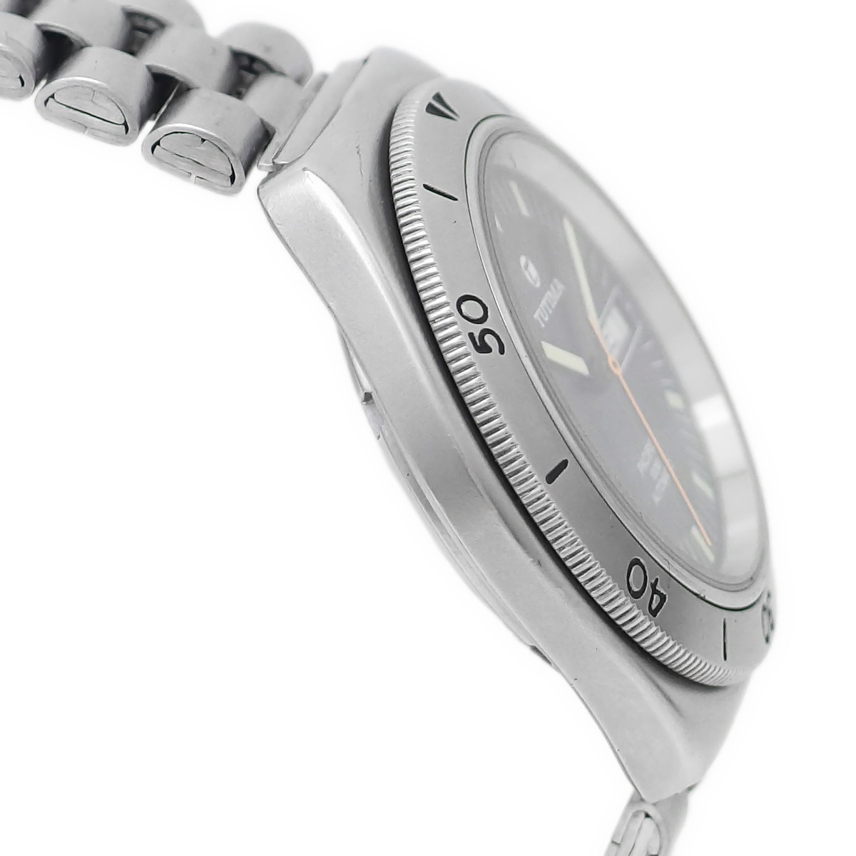 チュチマ パシフィック 100M 670 ステンレスケース 社外ブレス Cal.2836-2 自動巻 OH済 USED