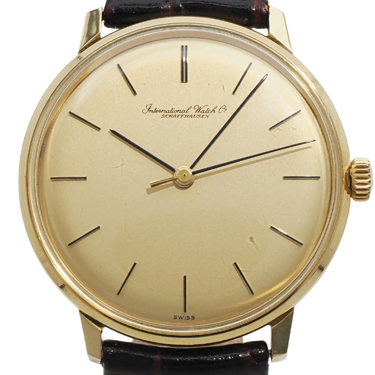 IWC K18（18金） Ref.1422 ラウンド型 Cal.403 手巻き OH済 1970年製