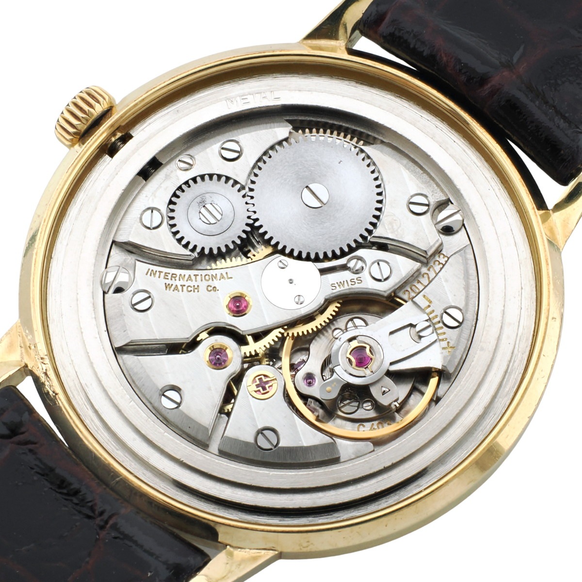 IWC K18（18金） Ref.1422 ラウンド型 Cal.403 手巻き OH済 1970年製