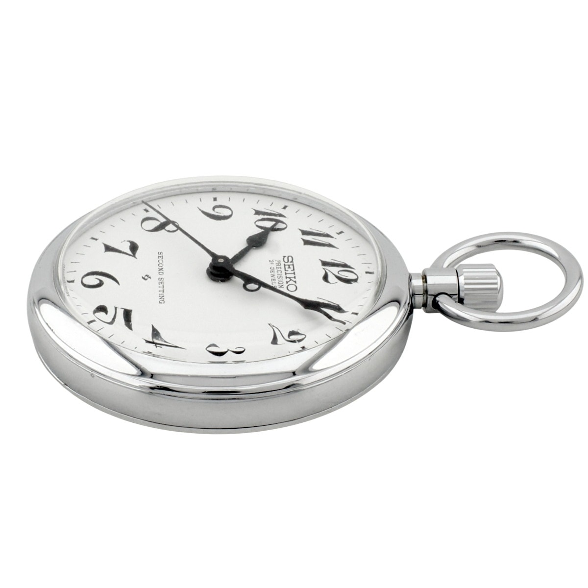 セイコー プレシジョン 懐中時計 6110-0010 Cal.6110A 21石 手巻 OH済