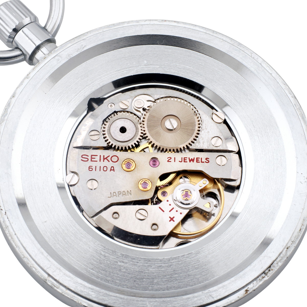 セイコー プレシジョン 懐中時計 6110-0010 Cal.6110A 21石 手巻 OH済
