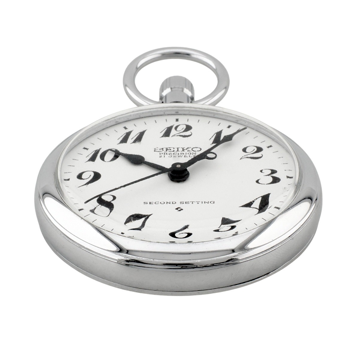 セイコー プレシジョン 懐中時計 6110-0010 Cal.6110A 21石 手巻 OH済 1977年製（昭和52年）