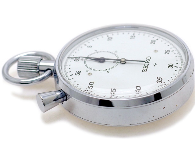 セイコー ストップウォッチ 30分積算計 88-5011 手巻 OH済 昭和56年