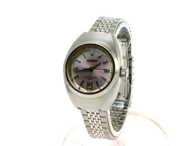 シチズン コスモスター デイト 手巻 レディス USED