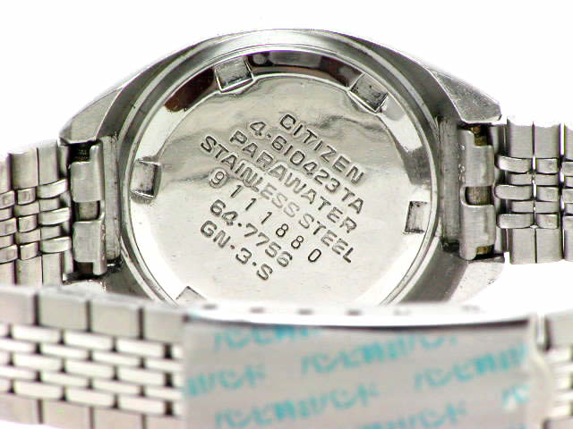シチズン コスモスター デイト 手巻 レディス USED