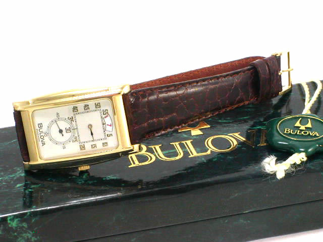 BULOVA ブローバ レクタンギュラー レギュレーター 手巻き USED ブローバ レクタンギュラー レギュレーター 手巻き USED