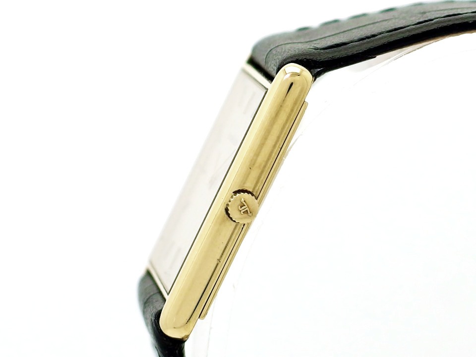 ジャガールクルト 140.109.1 18金無垢 30mm×23mm 薄型ケース 2針 Cal.602.1 7石 クオーツ 1980年代 Jaeger Lecoultre