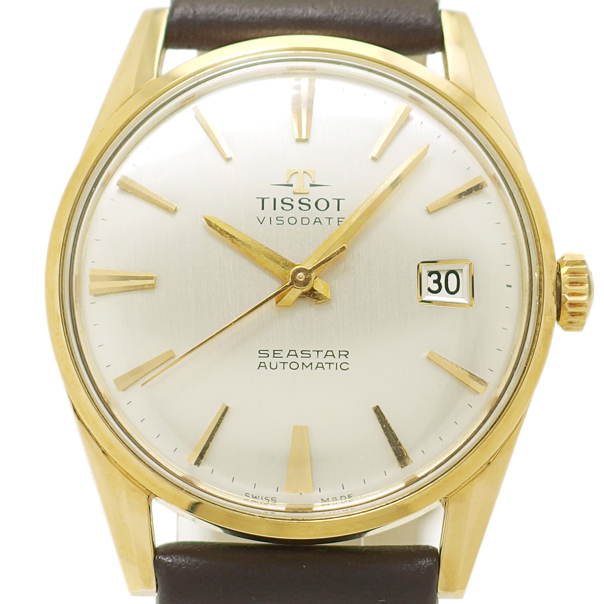ティソ VISODATE（ヴィソデイト） シースターRef.43501 金メッキケース Cal.784 自動巻 OH済 1962年製　TISSOT
