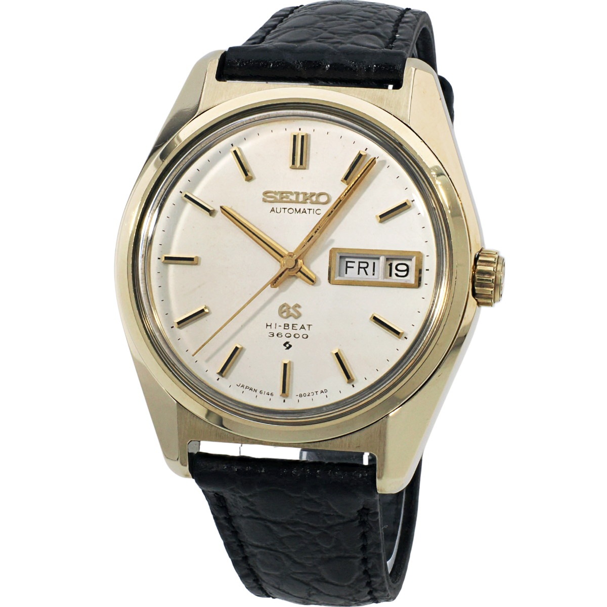 グランドセイコー 6146-8000 後期型 キャップゴールド 10振動 自動巻 OH済 昭和44年/1969年製 GrandSeiko