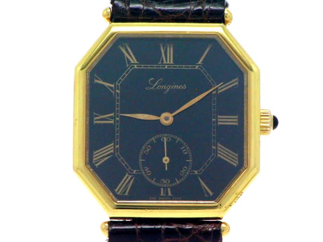 ロンジン オクタゴン 手巻き OH済み 1970年代 Longines