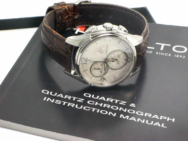 HAMILTON Jazz Master H32372555クォーツ 腕時計 ハミルトン ジャズマスター H32372555 クオーツ クロノグラフ USED