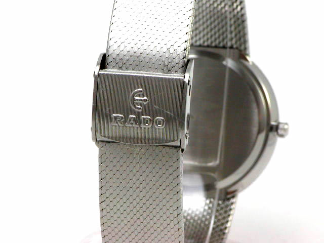 ラドー エレガンス メッシュバンド 黒文字盤 手巻き 1970年代 Rado