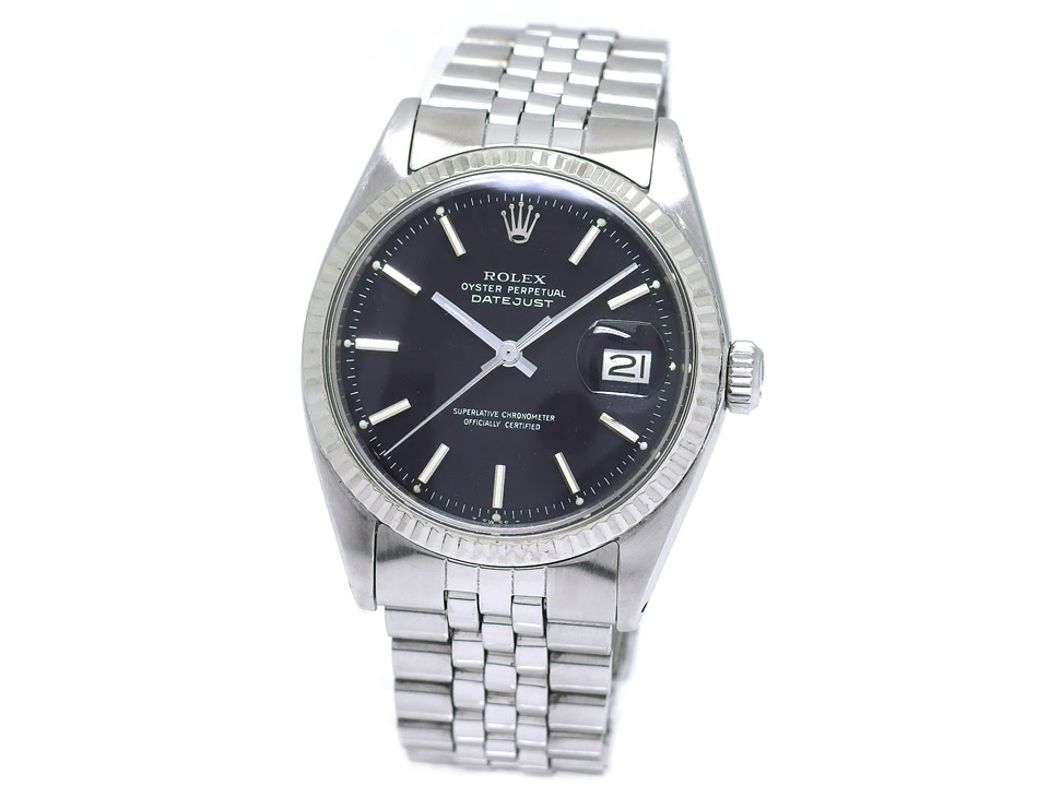ロレックス デイトジャスト Ref.1601 Cal.1570 自動巻 OH済 ロレックス純正ブレス 1970年製 Rolex