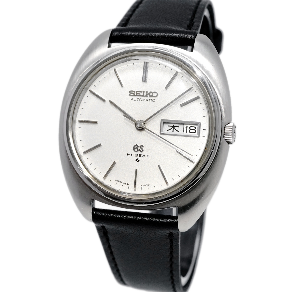 グランドセイコー ハイビート 5646-7000 自動巻き オーバーホール済み グランドセイコー 5646-7000 トノー型ケース 自動巻 OH済 昭和45年/1970年