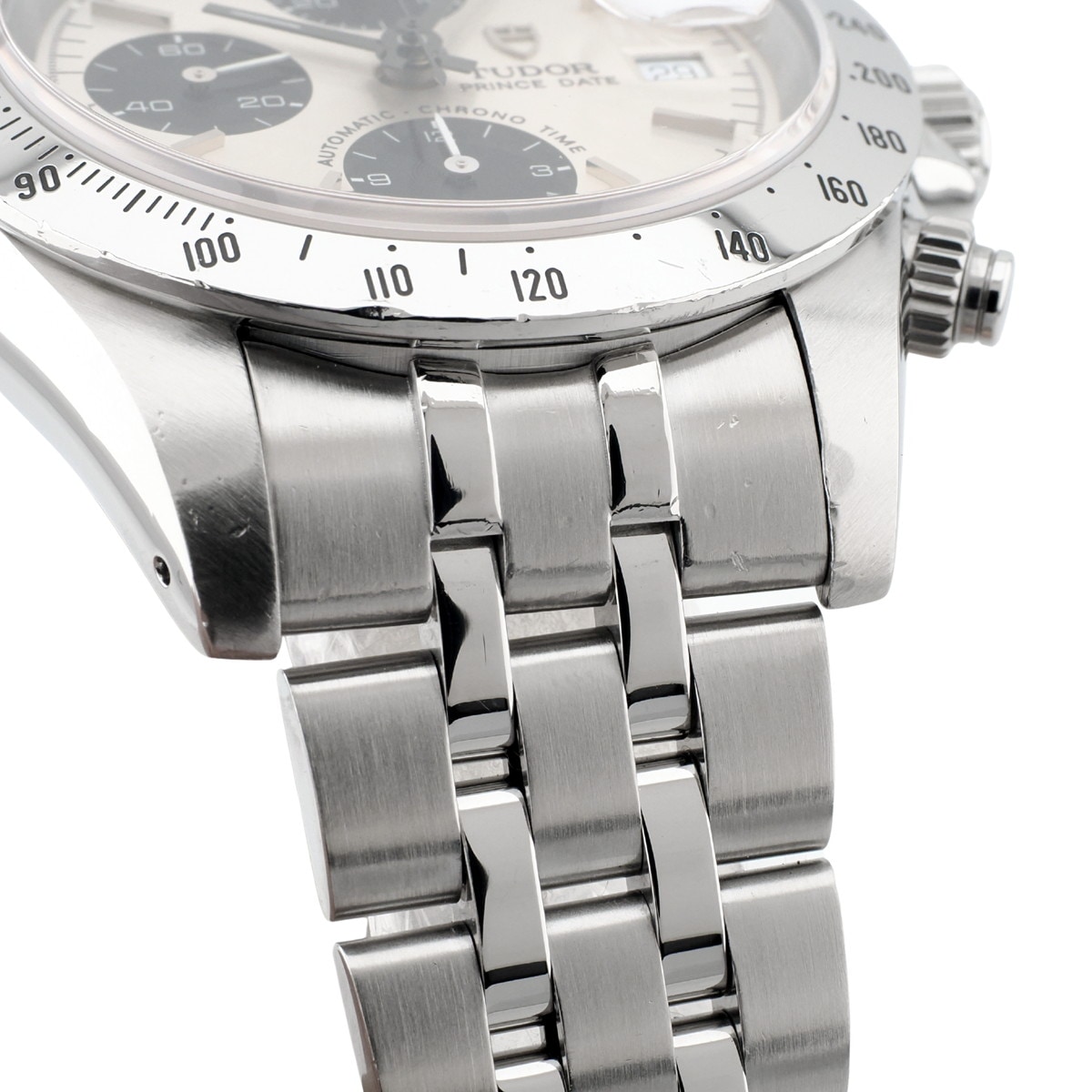 チューダー(チュードル) 79280 クロノタイム シルバーパンダ Non-Tiger 日ロレ公式コンプリート済(2028年2月まで保証) 1999年正規ギャラ・箱付