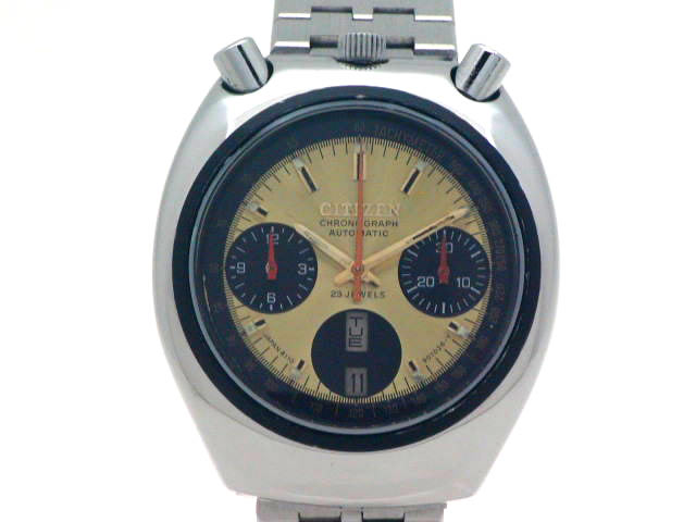 シチズン ツノクロノグラフ 4-901177 自動巻 OH済 昭和46年製