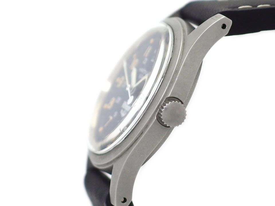 ハミルトン カーキ 9797 ネイビー文字盤 クオーツ USED