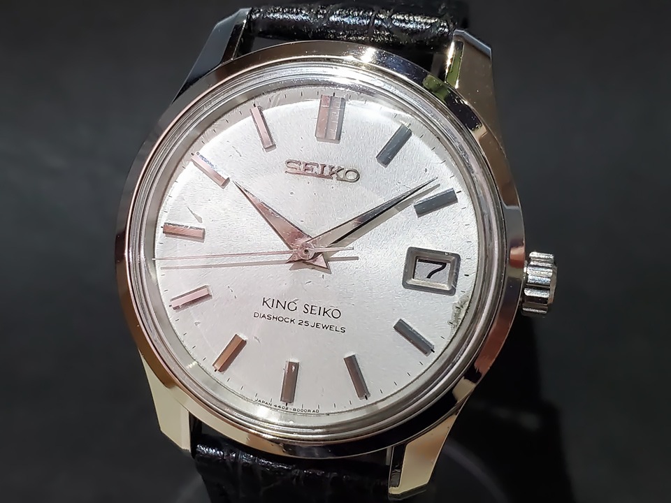 キングセイコー 4402-8000 前期型 盾メダリオン 手巻 OH済 昭和41年/1966年製 Seiko SK-1933A