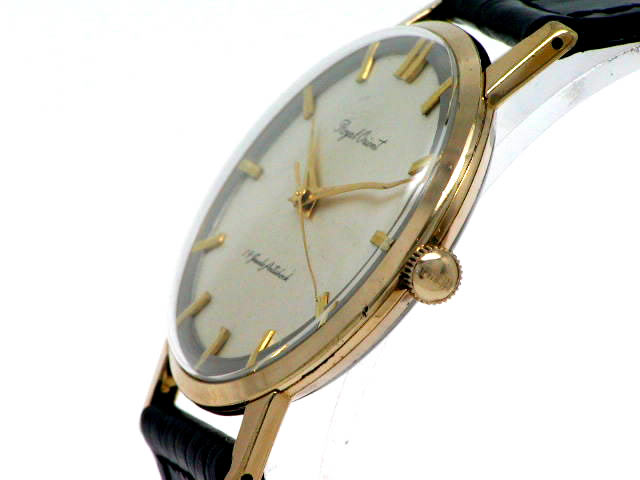ロイヤルオリエント 金張りケース ステンレス裏蓋 I.114700 手巻 1960年代