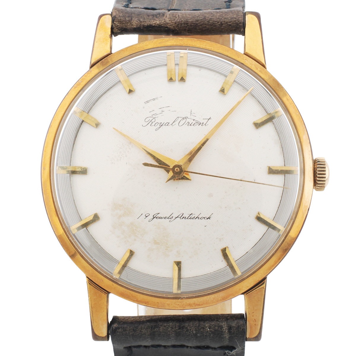 ロイヤルオリエント 金張りケース ステンレス裏蓋 I.114700 手巻 1960年代