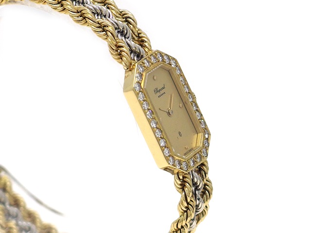 ショパール 18K 30Pダイヤモンド Ref.10/4264Q レディース クォーツ 1980年代