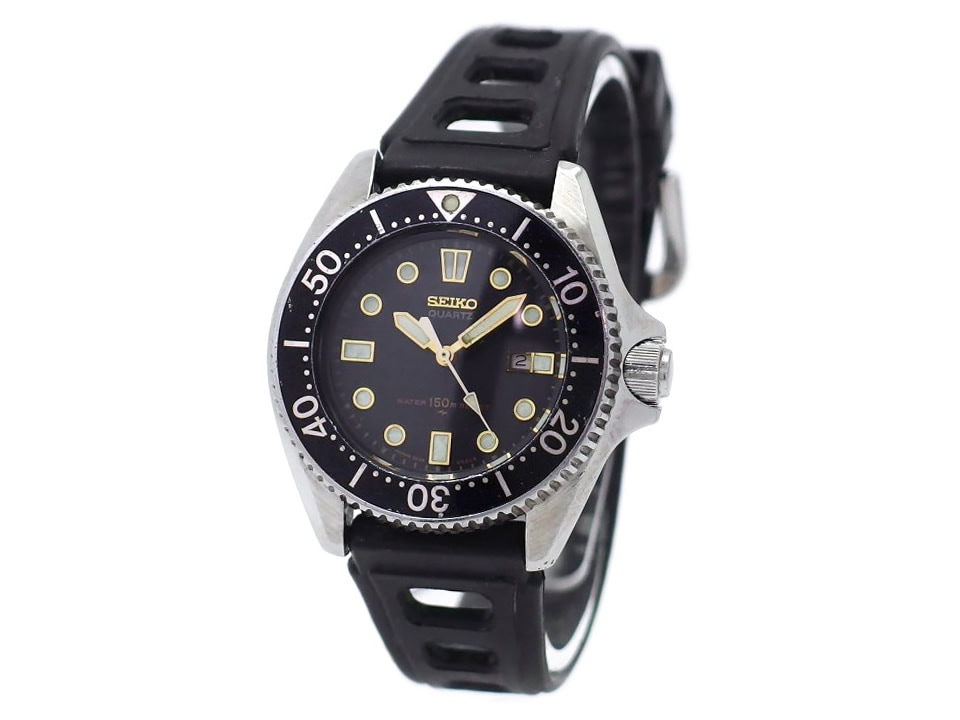 セイコー ダイバー 150m レディース 2625-0010 黒文字盤 クオーツ 1981
