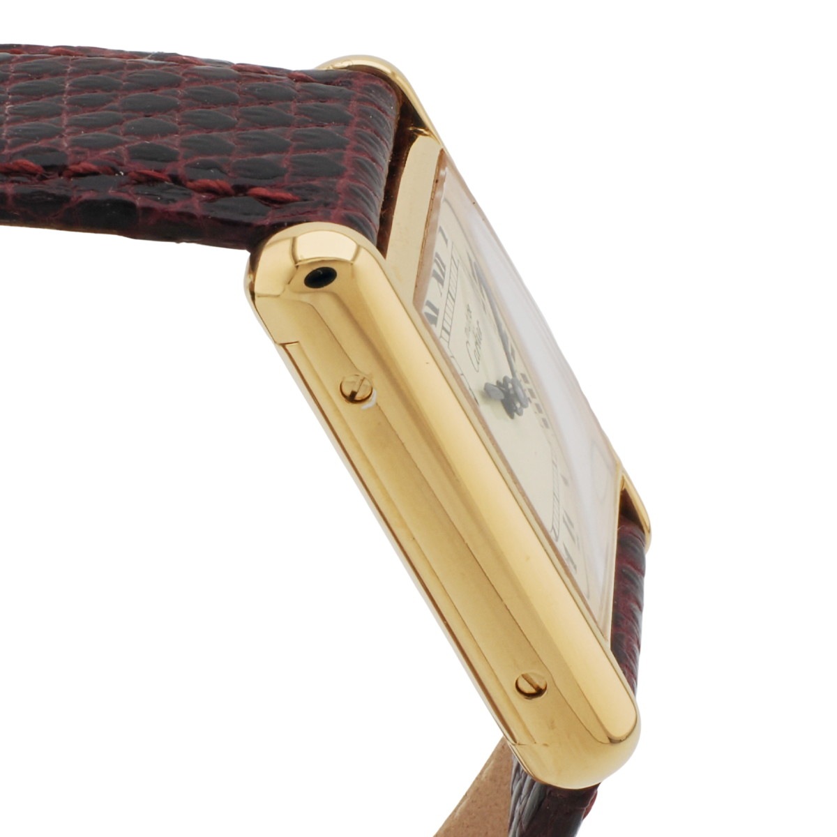 カルティエ マストタンク SM アイボリー文字盤 レディース 手巻き OH済 1980年代