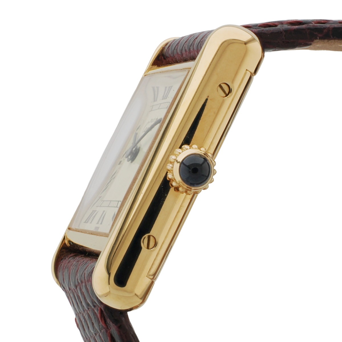 カルティエ マストタンク SM アイボリー文字盤 レディース 手巻き OH済 1980年代