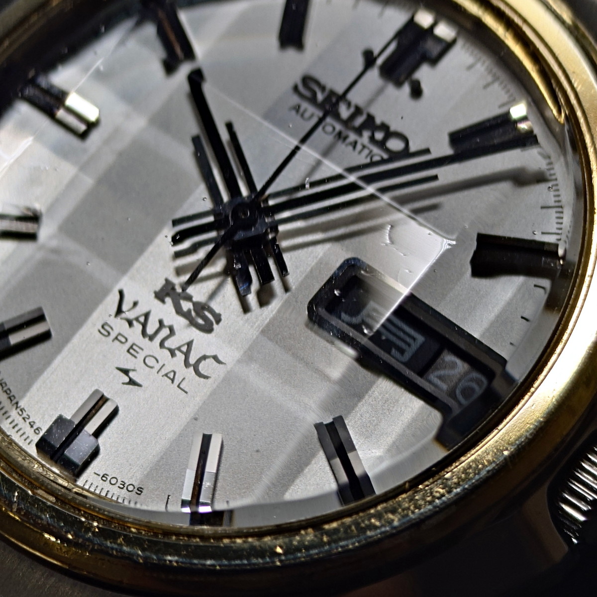 キングセイコー バナック スペシャル 5246-6030 ９面カットガラス 自動巻 OH済 1972年製（昭和47年）
