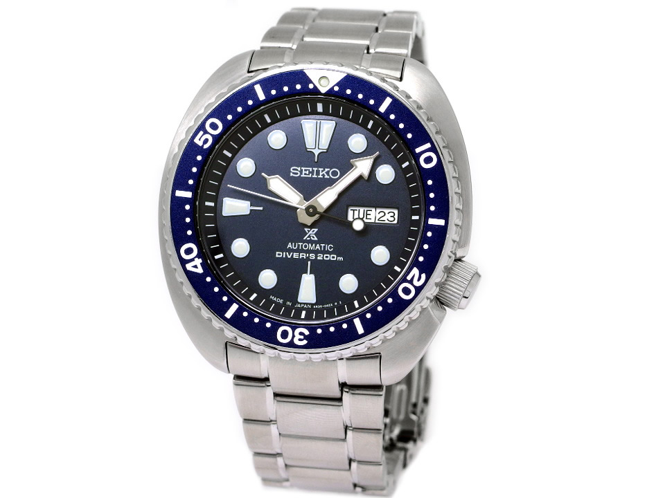 セイコー プロスペックス ダイバーズ 200m 青ベゼル 逆輸入