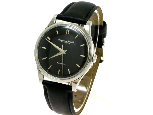 IWC キャリバー853 自動巻 黒リダンダイヤル 1960年頃　