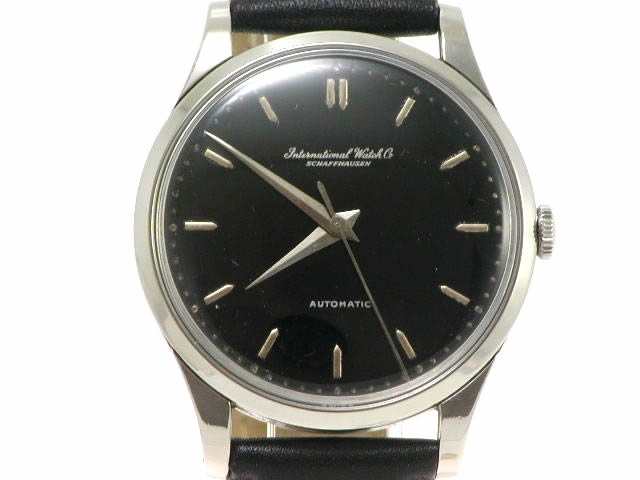 IWC キャリバー853 自動巻 黒リダンダイヤル 1960年頃　