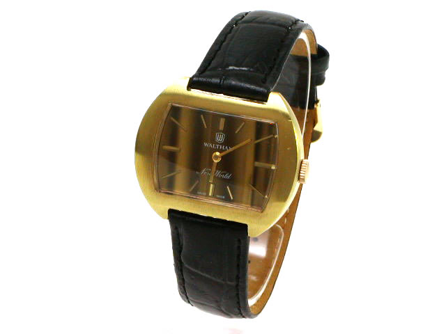 ウォルサム ニューワールド 虎目石 手巻 OH済 1970年代