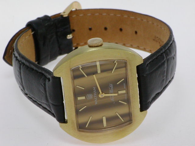 ウォルサム ニューワールド 虎目石 手巻 OH済 1970年代